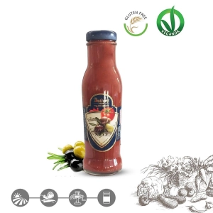Tomato sauce with black and green olives 300 g