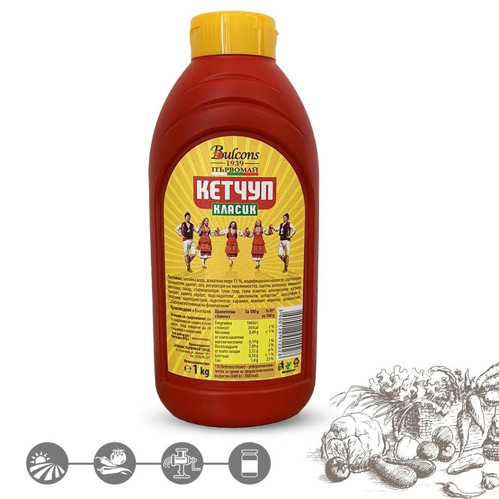 Ketchup Classic bottle HoReKa 0.500 kg
